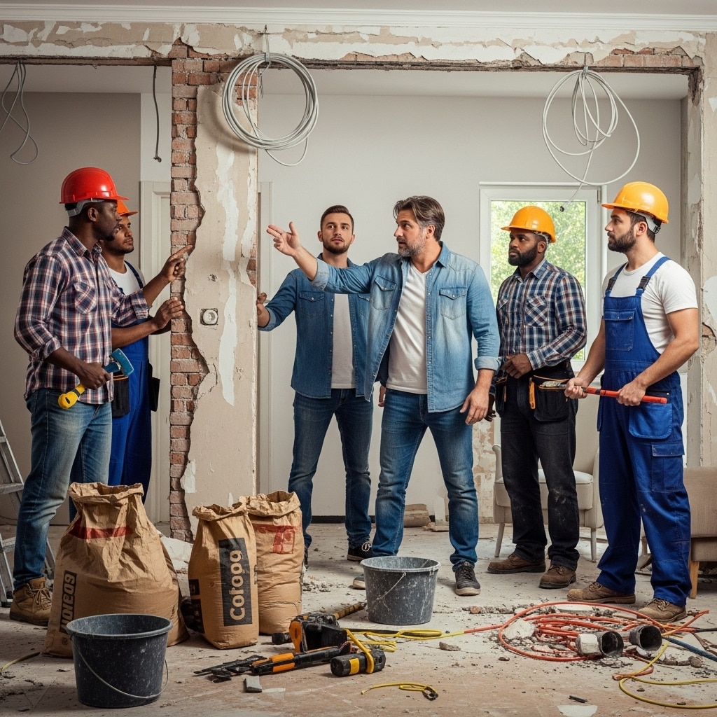 manejando varios contratistas manejando varios contratistas